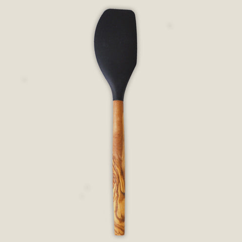Silicone Spatula with Olive Wood Handle