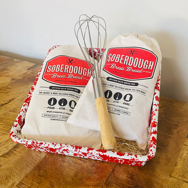 Vintage Wooden & Metal Whisk